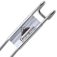 Aguja De Levantamiento Para Barbacoa En Acero Inoxidable Herramienta De Cocina Para Camping Y Senderismo Accesorio Esencial Para Tu Barbacoa - details 1