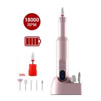 Máquina De Uñas Eléctrica Recargable 18000RPM Sin Cable Con Corte De Molienda Herramienta De Manicura Portátil Para Tratamientos De Uñas - details 0