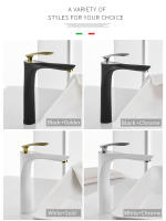 Grifo De Baño Blanco Mezclador De Cromo Para Inodoro Y Fregadero Con Acabado En Oro Y Plata Cerámica Monomandoz Agua Caliente Y Fría - details 17
