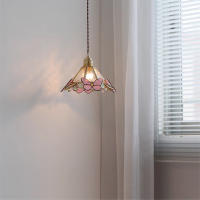 Lámpara Colgante De Vidrio Vintage Para Cocina Y Sala De Estar IluminaciónSuspensiones Nórdicas Antigüedades Decoración De Hogar - details 5