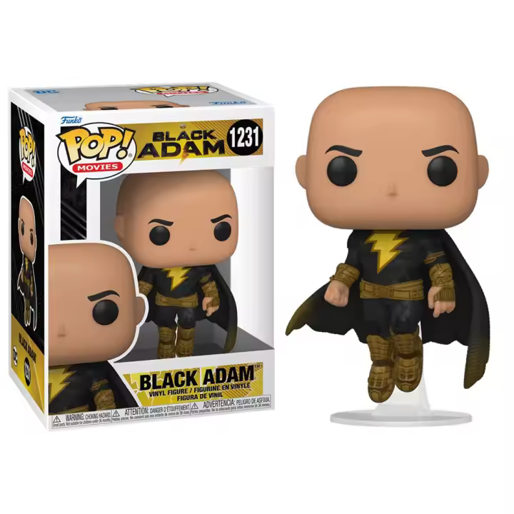 FUNKO POP! BLACK ADAM - BLACK ADAM VOLANDO, 64188, Nº 1231, TIENDA CON LICENCIA OFICIAL - 1