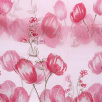 Cortinas De Tulipán Para Sala De Estar Y Dormitorio Partition Floral Puerta Cocina Modernas Simplicidad Decoración Hogar - details 55