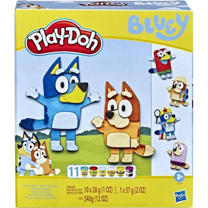 PLAY-DOH BLUEY JUEGO DE ROPA CON PLASTILINA DE HASBRO