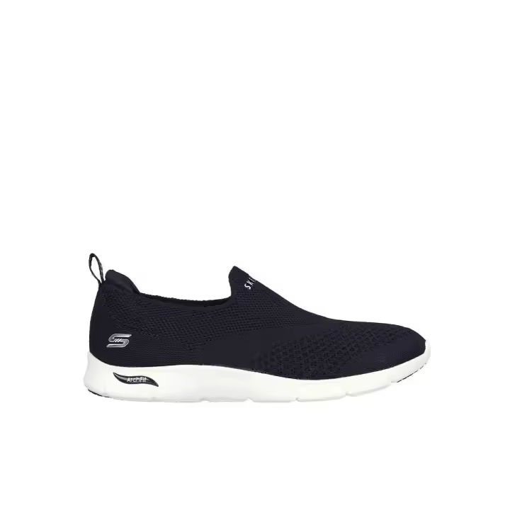 SKECHERS 104164_BKW Zapatillas deportivas de mujer negras en textil 79543 - 1