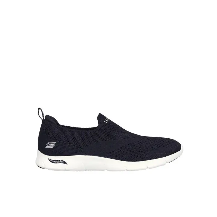 SKECHERS 104164_BKW Zapatillas deportivas de mujer negras en textil 79543 - 1