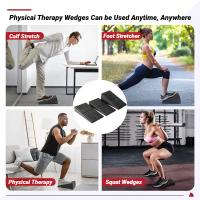 3Pcs/set Bloques De Yoga No Slip Para Ejercicio En La Gimnasio Bloque De Sentadilla Rectangular Ajustable Para Estiramiento De Pies Y Callos - details 4