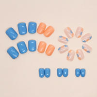 Uñas Postizas Francés Corazón Minimalista 24 PCs Con Gel Jelly Y Archi De Uña Incluido Kit De Uñas Postizas De Plástico - details 26