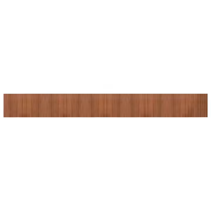 vidaXL Alfombra rectangular bambú 60x500 cm Color Negro,  Natural,  Marrón y mas Alfombras de área  Alfombra de Piso para Sala de Estar Dormitorio Habitación Salón - 1
