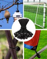 Cuerda elástica con Bolas, 100 piezas, Cuerdas elásticasde Lona de 6 pulgadasCortas, Bolas elásticascortas, resistentes - details 3