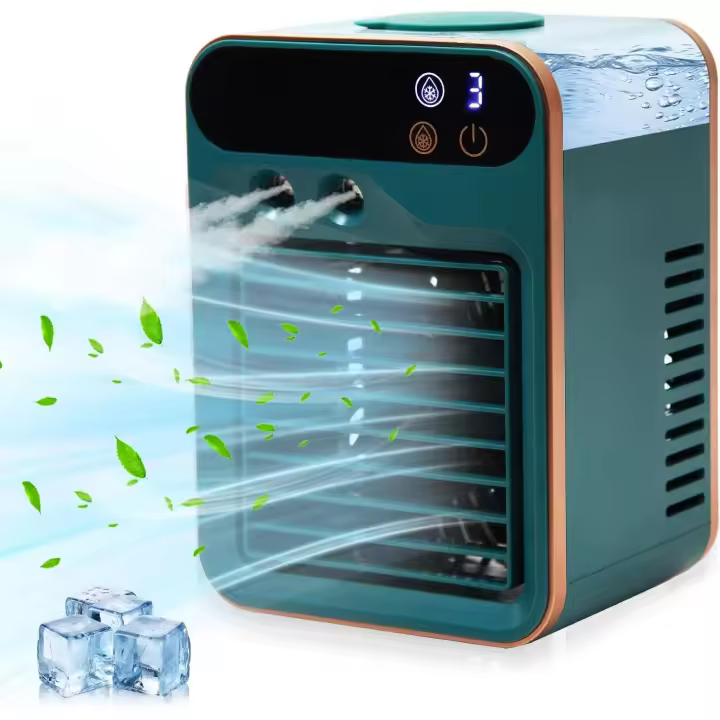 Aire acondicionado portátil: carga de 4000 mAh, tres velocidades de velocidad del viento y velocidad de pulverización （12*10*18cm） - 1