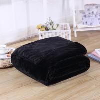 Manta De Flanela Para Camas Invierno 230Gsm Azul Sólido Suave Cálida Delgada Coral Fleece Cobija De Sofa Falso Pelo Escocés - details 0