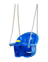 Columpio Infantil de Plástico, Ehlis. Asiento con Cubo, 39x35,5x35 cm, Cuerda Ajustable, Capacidad 15 kg - details 0