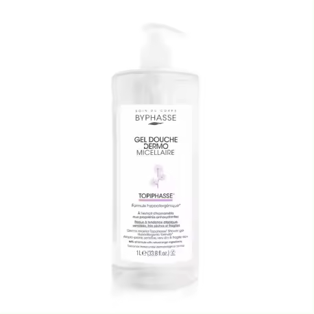 BYPHASSE GEL DUCHA DERMO MICELAR TOPIPHASSE 1L- PIELES CON TENDENCIA ATÓPICA - 1