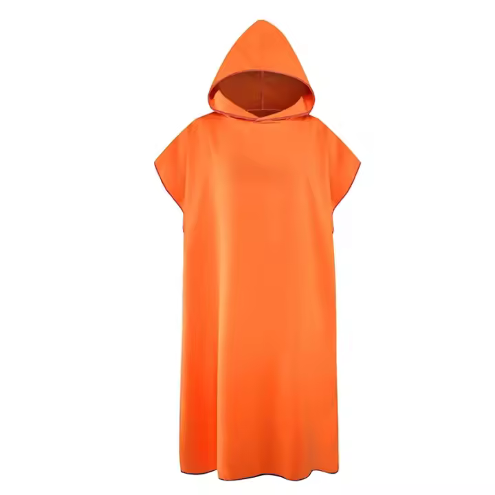 Bata De Baño Con Capucha Absorbente Y Secado Rápido Toalla De Natación Y Fitness Bata De Baño Super Absorbente Para El Agua - 1