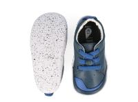 Bobux Xplorer Sport Navy + Binjau Blue - Zapatos infantiles de piel con abertura elástica - details 1