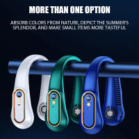 Ventilador de cuello colgante con pantalla Digital, Ventilador eléctrico sin aspas, banda para el cuello, Mini enfriador de aire portátil, recargable por USB - details 5