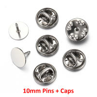 10pcs Base De Broche De Mariposa En Acero Inoxidable Para Cufflink Y Corbata Accesorios De Joyería Componentes Obsoletos - details 2