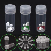 Botella De Prueba De Plástico 5ml Miniatura Botellas Pequeñas Para Almacenamiento De Artículos Variados Contenedores De Vial - details 2