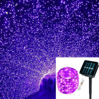 Luces De Fairy LED Solar Para Exterior Impermeables Decoración De Jardín Con Hilo De Cobre 8 Modos Para Calle Patio Navidad - details 0