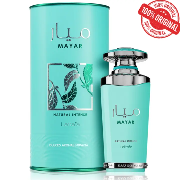 Mayar Natural Intense de Lattafa Perfume Árabe Oriental Mujer Fresco Verano Elegante - 100ml - 1