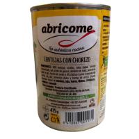 Lata de Lentejas con Chorizo 415g - Producto Listo para Consumir - Marca Abricome - details 1