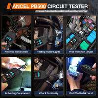 Scanner De Potencia Integrado Ancel PB500 Para Diagnóstico Automotriz Prueba De Circuito Electrónico 12V 24V Herramienta De Prueba - details 3