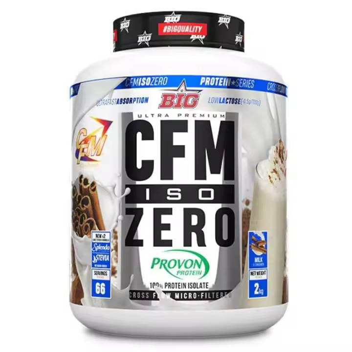 Big Cfm Iso Zero - 2kg 2 Kg Polvo Milk & Cinnamon - 1