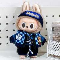 Ropa De Peluche Labubu Para Bebé 17cm Accesorios De Anime Lindo Y Moderno Traje De Hoodie Para Regalo De Navidad Unisex - details 3