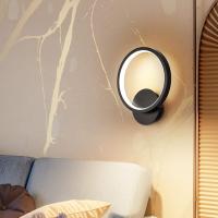 Indoor Wall Light LED 13W Round Wall Lamp Black Warm White 3000K Modern for Bedroom Living Room Staircase Hallway AC 220V [Energy class A +] - details 4