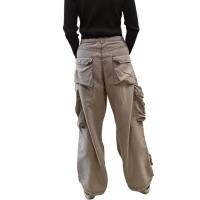 Pantalón Cargo Beige-13 Bolsillos Diseño Exclusivo - details 1