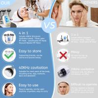 Máquina cavitación radiofrecuencia 4 en 1 corporal y facial reducción de grasa tratamiento antiarrugas tecnología EMS terapia LED piel rejuvenecimiento facial reducción de celulitis dispositivo de belleza tonificación cuidado - details 7