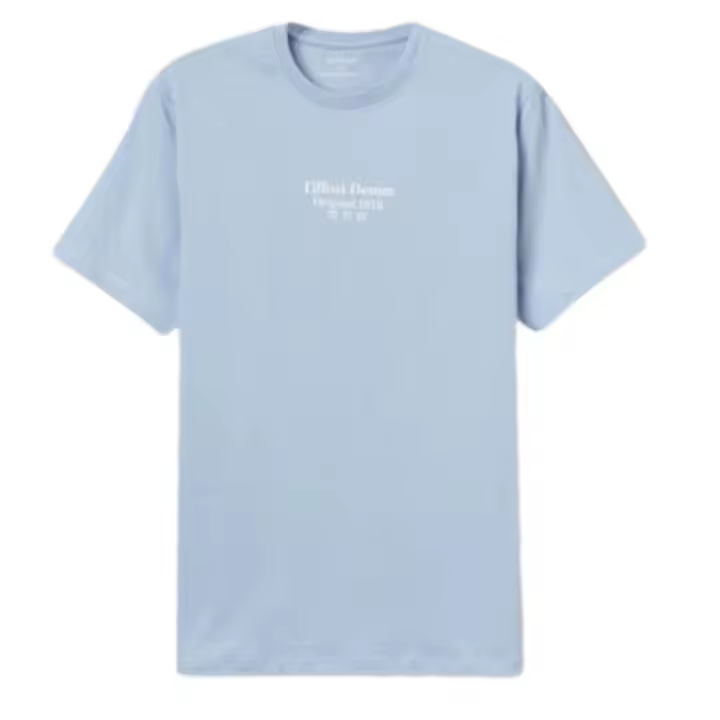 Tiffosi camiseta basica para hombre 10060065 color azul claro - 1