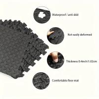 12pcs Alfombra De Esponja Antideslizante Y Impermeable Para Bebés Alfombra De Patches Cuadradas Lavable Con Manos Para Habitación De Niños - details 4