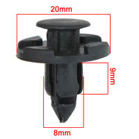 Set De 50 Piezas De Retenci\u00f3n De Clavija De Plástico Para Parachoques Y Faros De Automóvil Tama\u00f1o 8mm Universal Para Todas Las Marcas De Coches - details 0