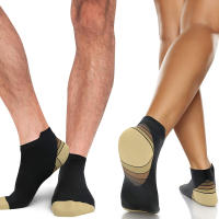 GOMOREON Calcetines De Compresión Para Tobillo 1 Par Unisex Calcetines De Correr Con Soporte De Tobillo Material 60% Poliéster 40% Spandex - details 5