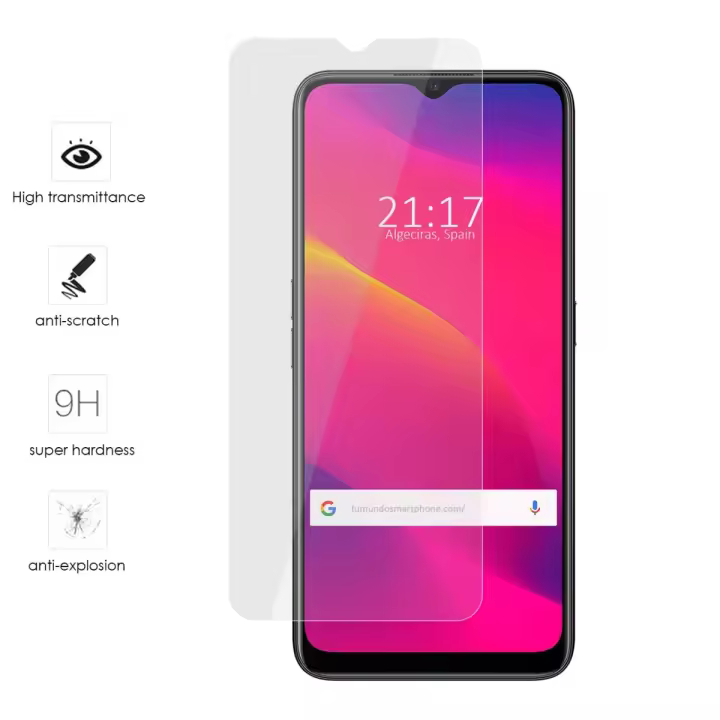 Tumundosmartphone Protector Cristal Templado para Oppo A5 2020 Vidrio - 1
