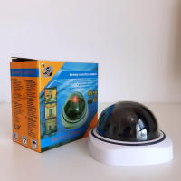 Nueva Cámara De Simulación Creativa Con LED Rojo Y Luz LED Blanco Falso Domestico CCTV Seguridad Sistema De Alarma Poder a Través De 2 AAA Batería - details 0