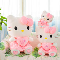 Muñeco De Peluche Hello Kitty Rosa Suave Y Cálido Muñeco De Almohada Para Niños Regalos De Cumpleaños Y Navidad Personaje De Anime Cartoon - details 0