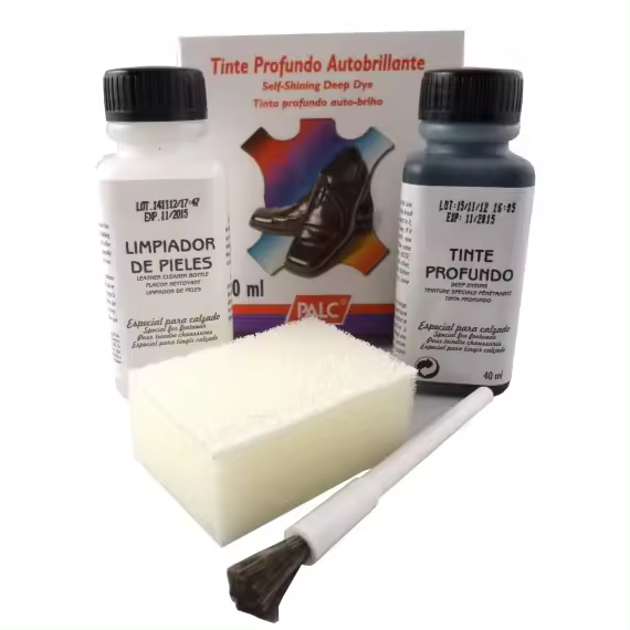 PALC Tinte profundo autobrillante negro 2X40 ml. - 1