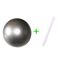 Bola De Yoga De 25cm Bola De Gimnasia De Fitness Plegable Antirrota Con Clip Transparente Y Engrosada Para Pilates - details 10