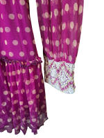 Savage Culture vestido para mujer,semitransparente ,topos - details 3