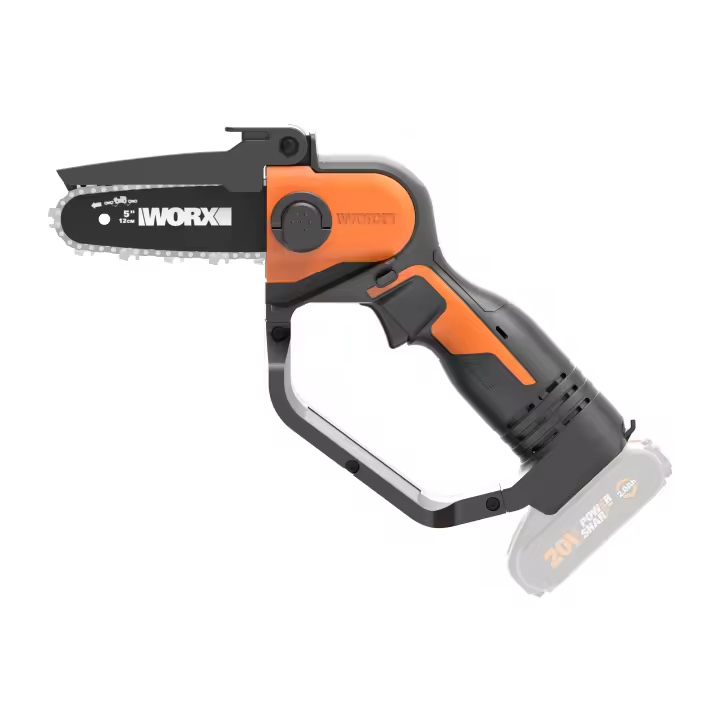 Worx WG324E Mini motosierra a batería de 20V con espada de 12 cm - 1