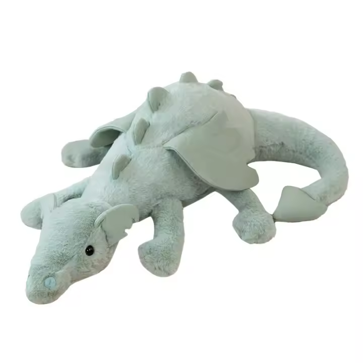 Lindo muñeco de dragón largo de peluche, almohada para dormir, muñeco de regalo para niño y niña - 1