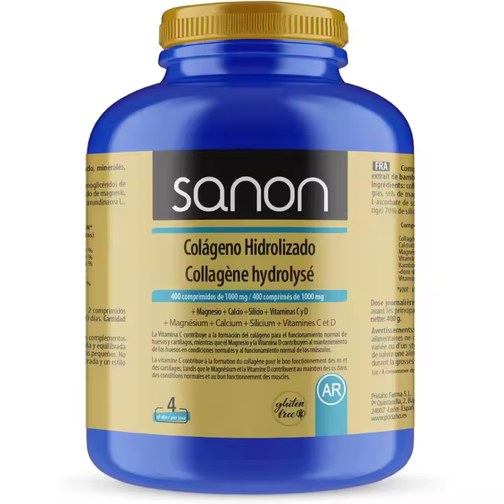 Sanon Colageno Hidrolizado de 1000 mg - 400 Comprimidos - 1