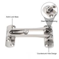 Cadena De Puerta Antirrobo Para Hogar Y Hotel Cerradura De Barra Para Puerta Con Latch Seguridad U Swing Front Door Material Aleación De Zinc - details 2