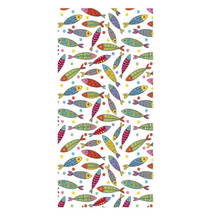 J.S ONDO Toalla de baño , Toalla de Playa, ESTAMPADO DE PECES Toalla Microfibra Prevención de Arena, Toallas de Playa Ligera y de Secado Rápido, Aplicable a Playa, Viajes, Sauna, Gimnasio 90*170cm - 1