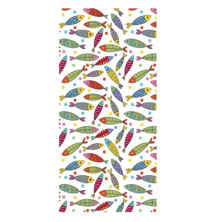 J.S ONDO Toalla de baño , Toalla de Playa, ESTAMPADO DE PECES Toalla Microfibra Prevención de Arena, Toallas de Playa Ligera y de Secado Rápido, Aplicable a Playa, Viajes, Sauna, Gimnasio 90*170cm - 1