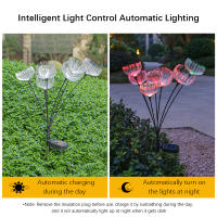 2pcs Luz Solar De Medusa Para Exterior Lámpara LED De Fibra Óptica Para Jardín Villa Lawn Camping Impermeable Iluminación De Camino - details 1