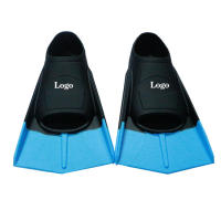 Aletas de silicona para hombres y mujeres, estilo libre, braza, aletas cortas de silicona para adultos y niños, aletas de entrenamiento de buceo ligero y natación. - details 18