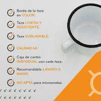 PixColor - Pack 12 tazas retro de metal para sublimación | 350 ml de capacidad | Caja de cartón individual | Varios colores disponibles | By Club Náutico - details 0